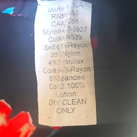 Bailey 44/Anthropologie floral pencil skirt - Picture 6 of 6